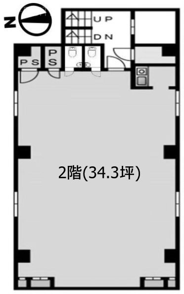 新宿Yビル2F 間取り図