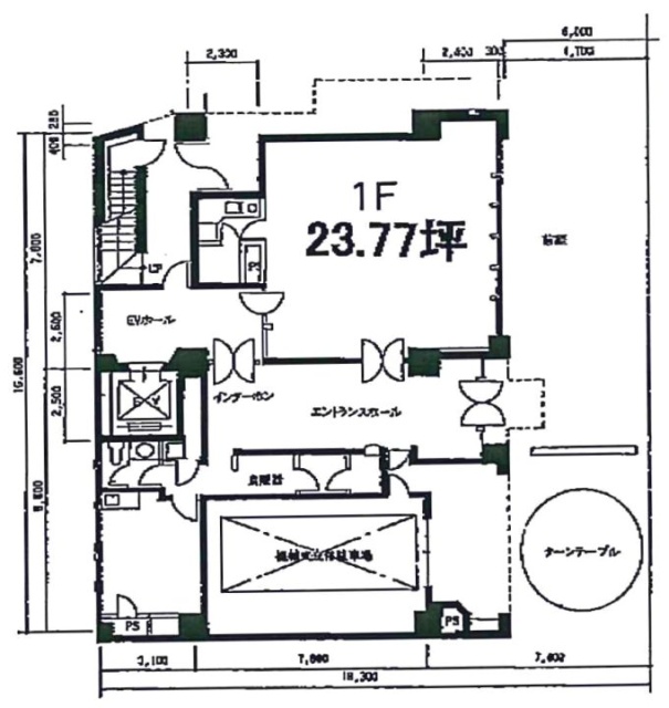 VORT恵比寿Ⅲ1F 間取り図