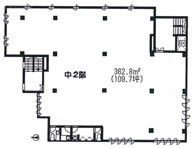 宮沢ビル中2F 間取り図