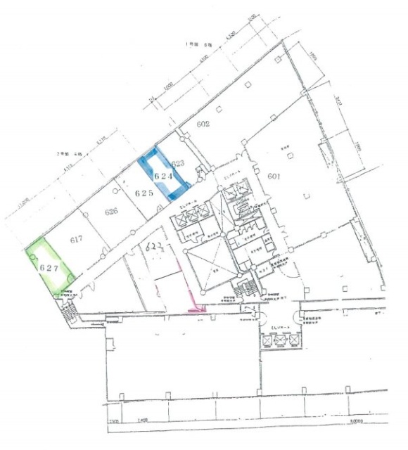 新大宗ビル2号館627 間取り図