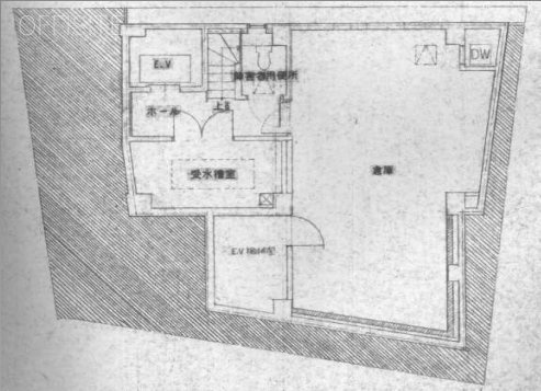 目黒区大橋2丁目ビルB1-4 間取り図