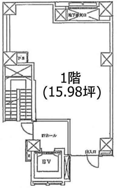 Palace池袋1F 間取り図