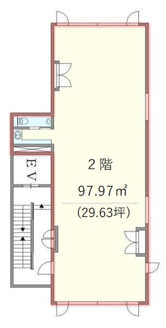 南青山銕仙会ビル2F 間取り図