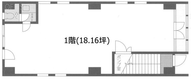 山田ビル1F 間取り図