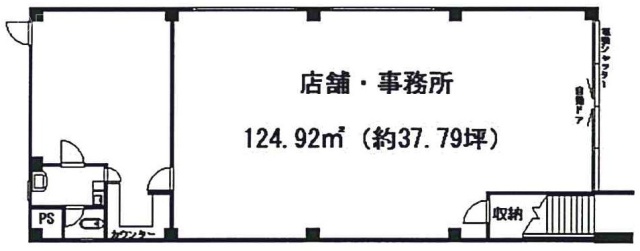 ヤマキ第2ビル1F 間取り図