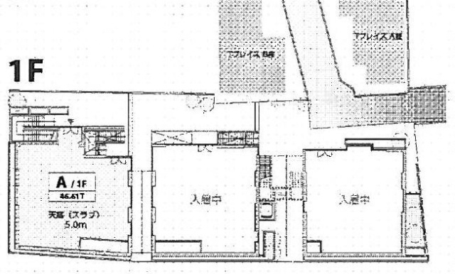 ルーチェ南青山A棟ビル1F 間取り図