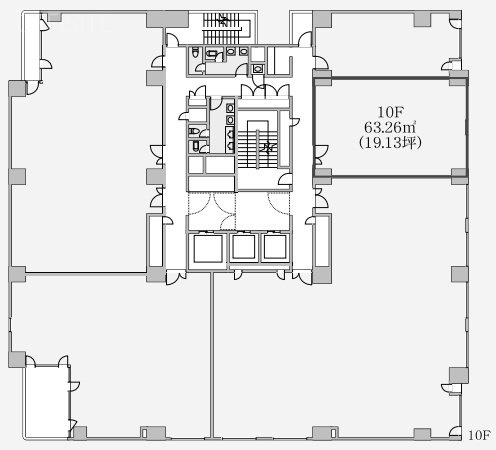 成増トーセイビル10F 間取り図