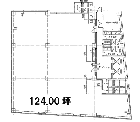 日本生命浅草ビル4F 間取り図