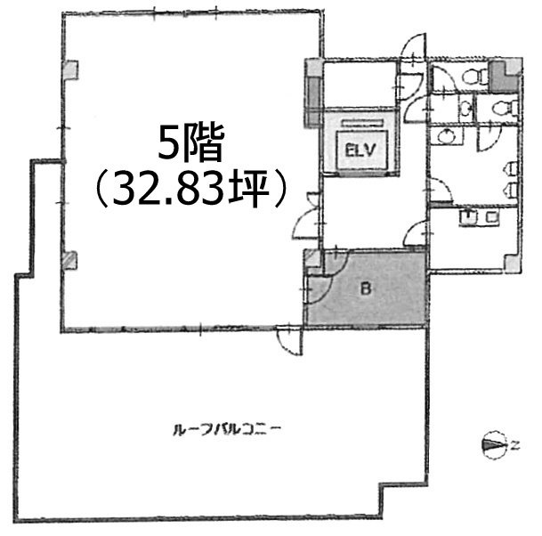 水垣ビル5F 間取り図