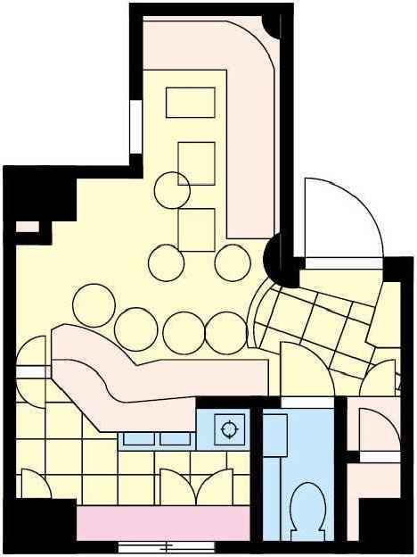 銀座マルシマビルB 間取り図