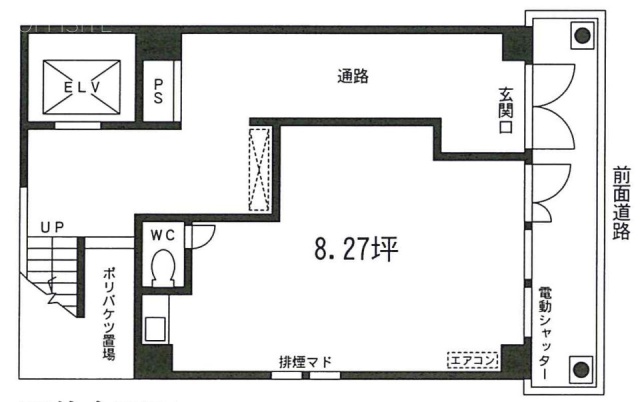 櫻井ビル1F 間取り図