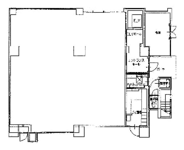 レジデンス江戸川橋ビル1F 間取り図