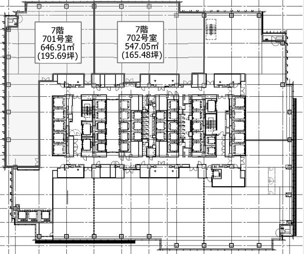 ミッドタウン・タワー701 間取り図