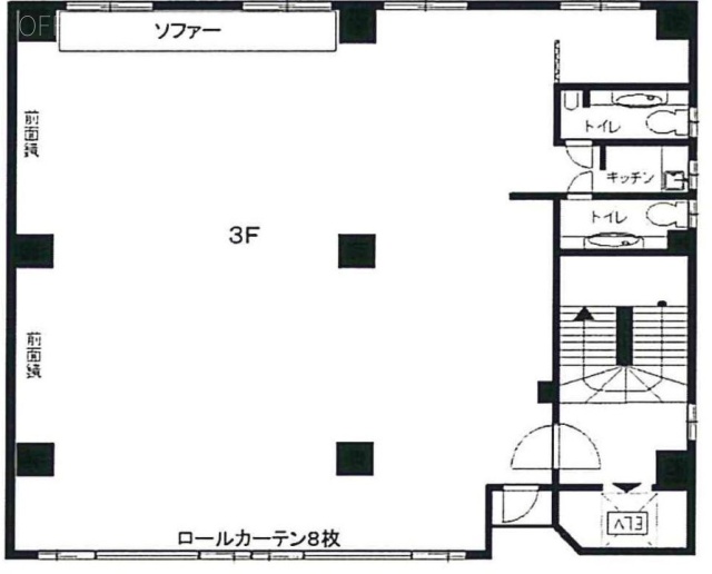 松本ビル3F 間取り図