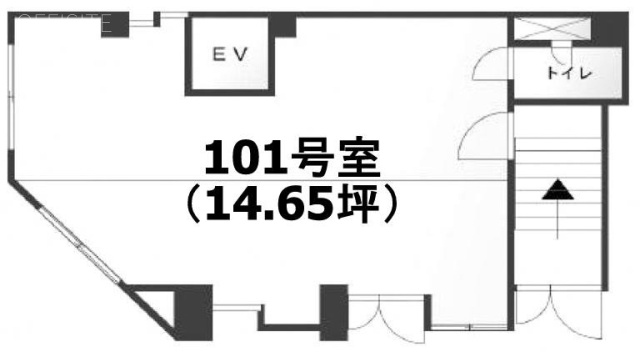 東京フジビル101 間取り図