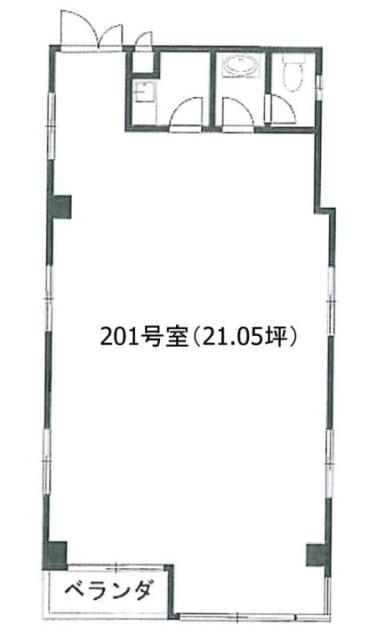 アバンスビル201 間取り図