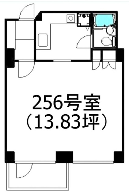 エルプリメント新宿256 間取り図
