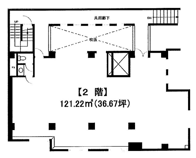エビスコートビル2F 間取り図