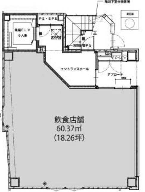 ザ・シティ神田神保町1F 間取り図