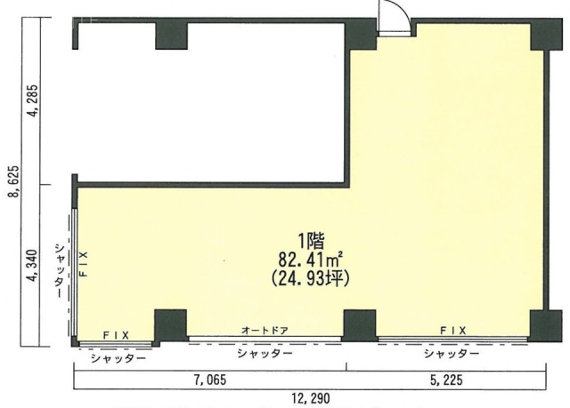 出雲ビル1F 間取り図