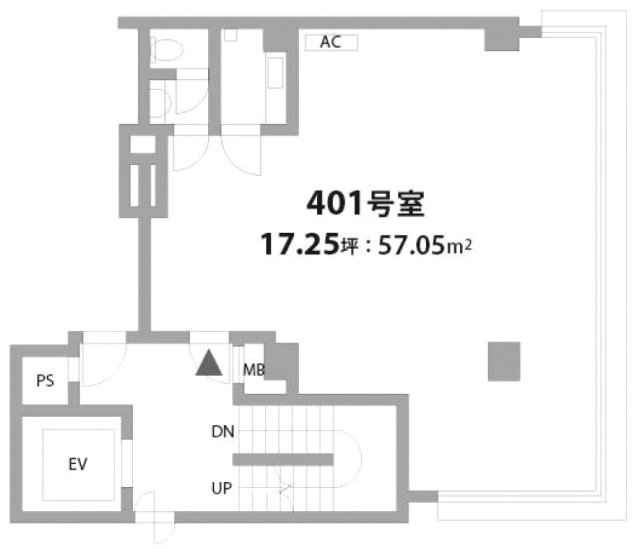 ヴィラロイヤル神宮前401 間取り図