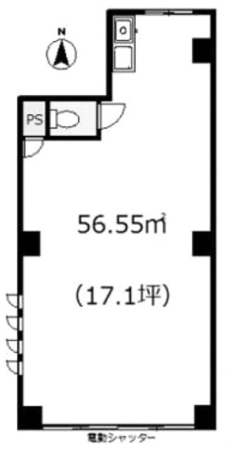 青木ビル101 間取り図