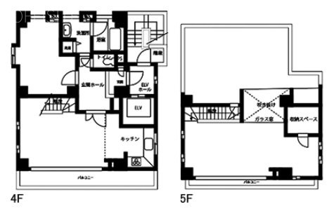 南青山AYビル4F～5F 間取り図