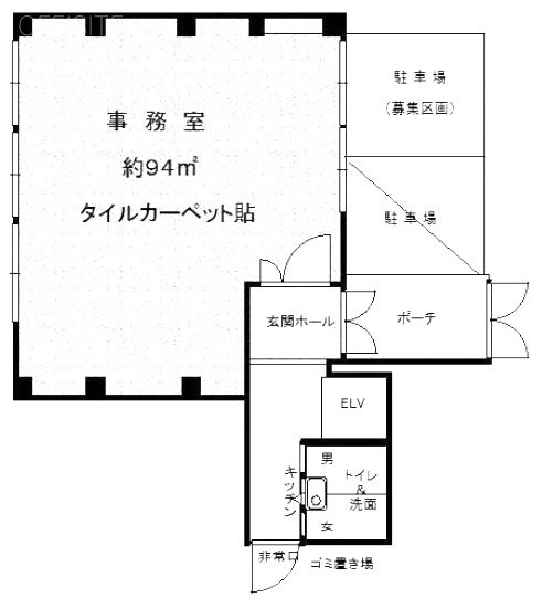 ワイズビル1F 間取り図