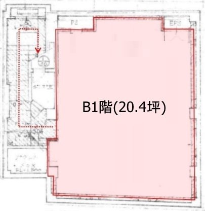 武蔵野市開発公社第2ビルB1F 間取り図