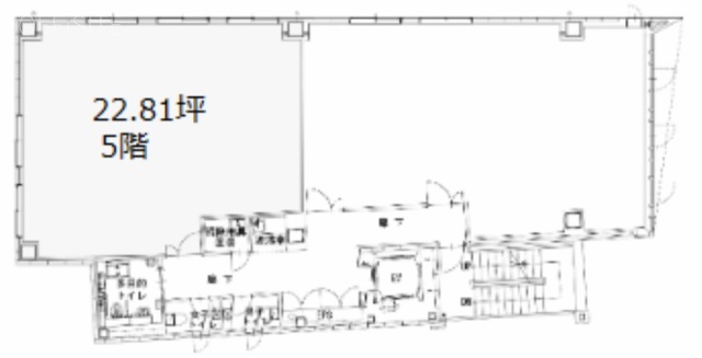 浦和第二大栄ビル5F 間取り図