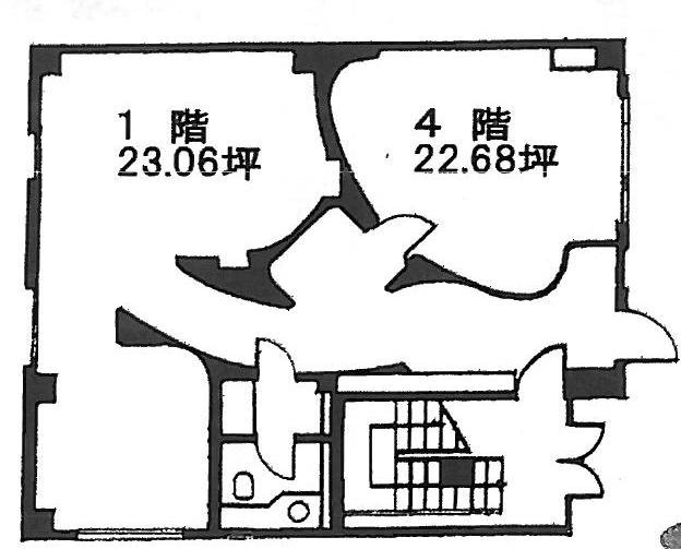 マーチンコートビル1F 間取り図