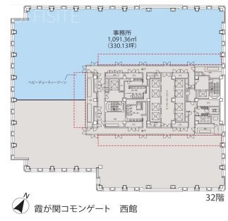 霞が関コモンゲート西館N 間取り図