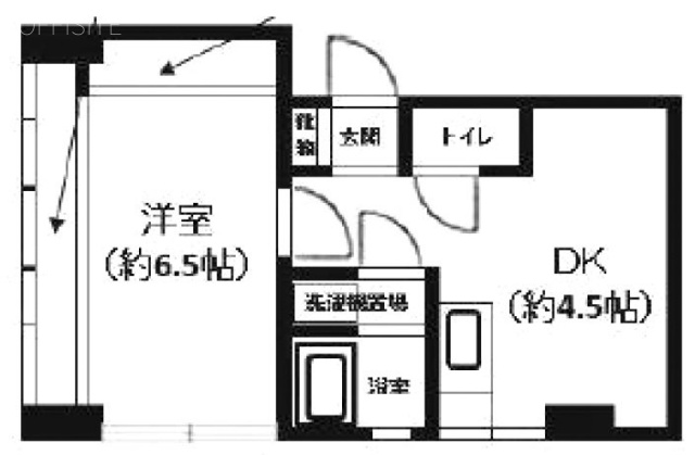 小柳ビル501 間取り図