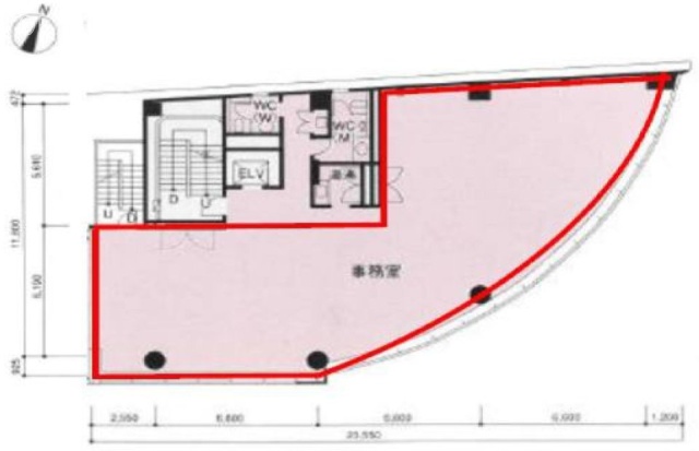 ユニオンビル7F 間取り図