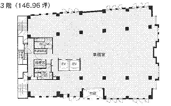 人形町ファーストビル3F 間取り図