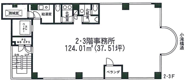 アルマビル2F 間取り図