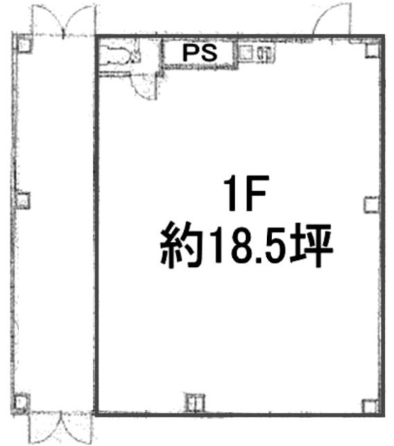 ユービパレス田口ビル1F 間取り図