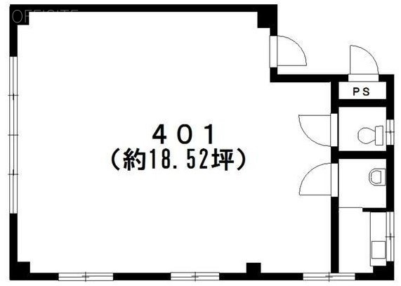 丸山ビル401 間取り図