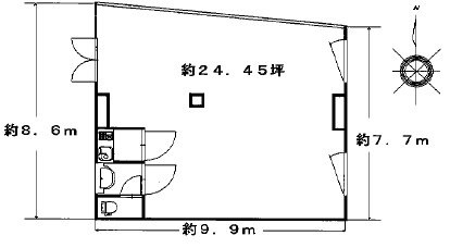 ル・シェ・ソワビル2F 間取り図