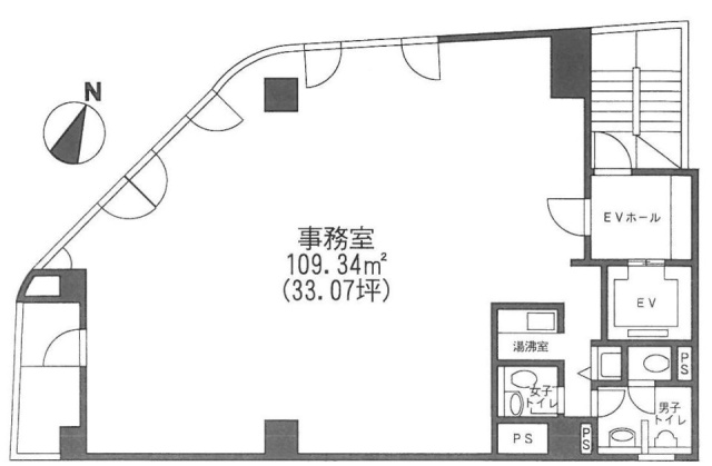 ロクサンビル9F 間取り図