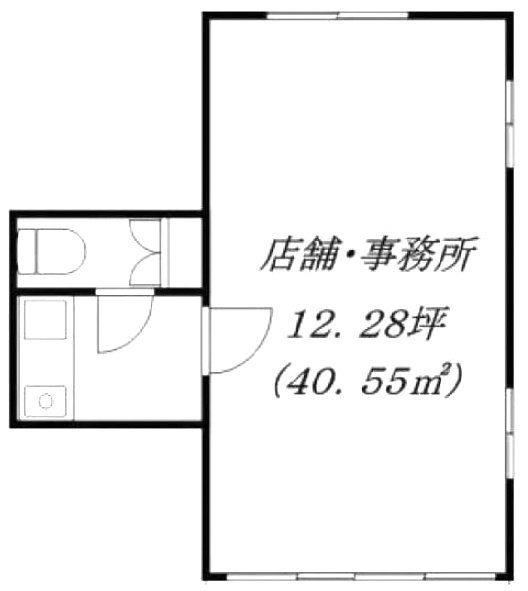 第2北條ビル102 間取り図