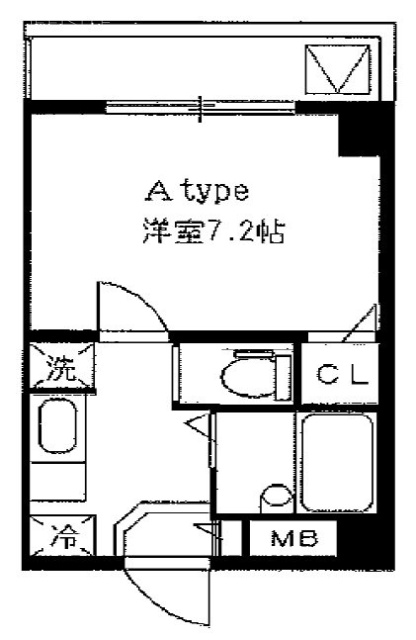 リバース横浜303 間取り図