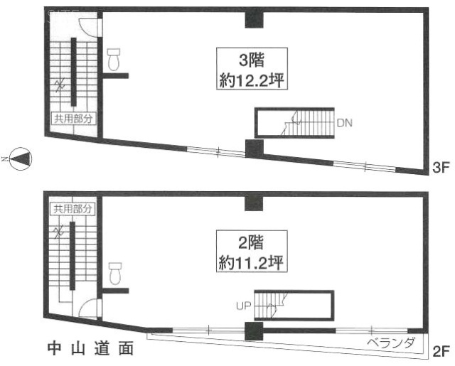 HTビル2F～3F 間取り図