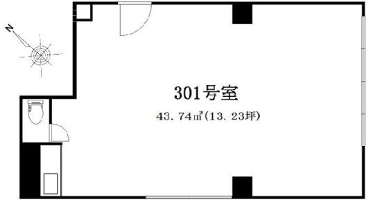 神宮前AKビル301 間取り図