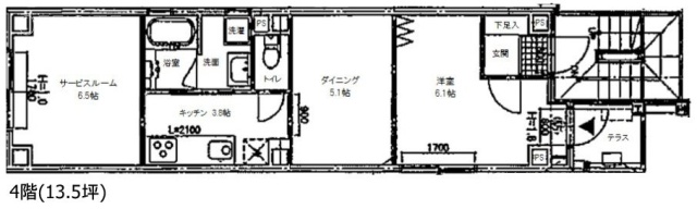 森下4丁目ビル4F 間取り図