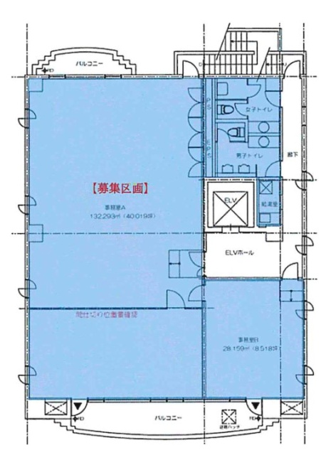 矢吹海運ビル7F 間取り図
