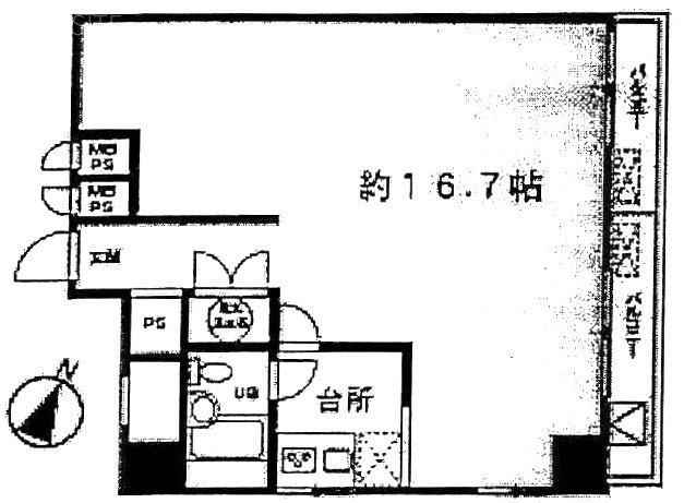 セントヒルズ代々木1106 間取り図