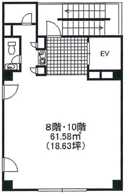 横浜エクセレントⅩⅥ10F 間取り図