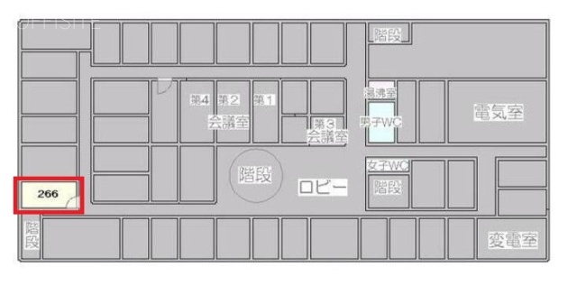 赤坂オフィスハイツ266 間取り図