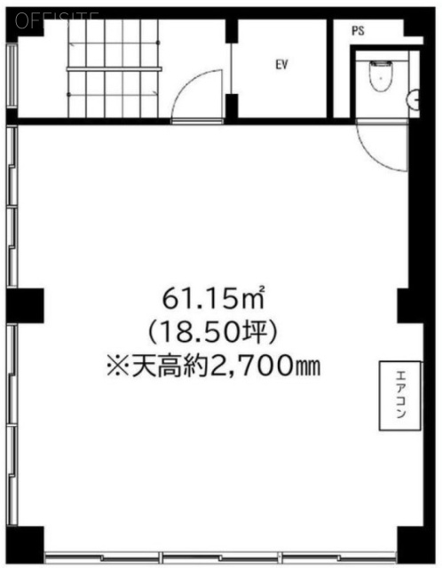 YOUNGER7浜松町ビル4F 間取り図